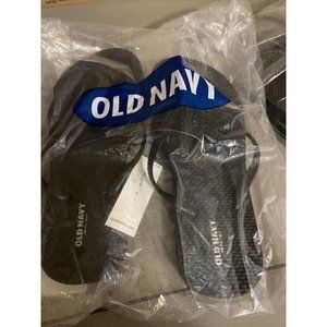 Old Navy WOMENS Flip Flops Nwt Black Summer Shower SIZES 6, 10, AND 11